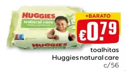 Bolama toalhitas huggies natural care promoção