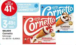 Intermarché Gelado Cornetto Morango promoção