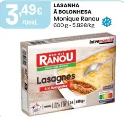 Intermarché Lasanha à bolonhesa monique ranou promoção