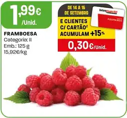Intermarché Framboesa promoção