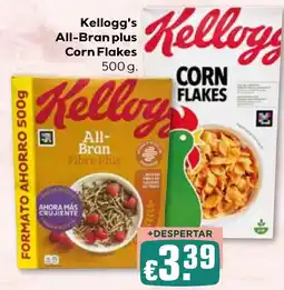 Bolama Kellogg's All-Bran plus Corn Flakes promoção