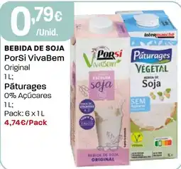 Intermarché Bebida de soja porSi VivaBem original promoção