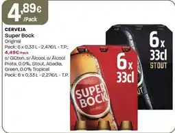 Intermarché Cerveja super bock original promoção