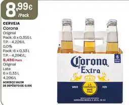 Intermarché Cerveja Corona Original promoção