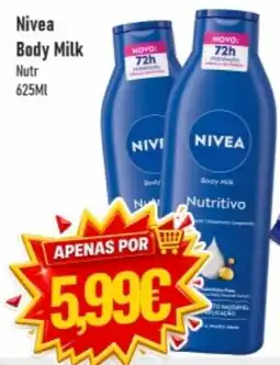 Belita Nivea body milk nutritivo promoção