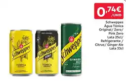 Amanhecer Schweppes Água Tónica promoção