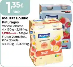 Intermarché Iogurte líquido páturages promoção