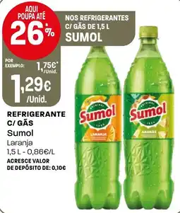 Intermarché Refrigerante c/ gás Sumol Laranja promoção
