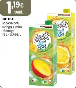 Intermarché Look iced tea manga, limão, pêssego promoção