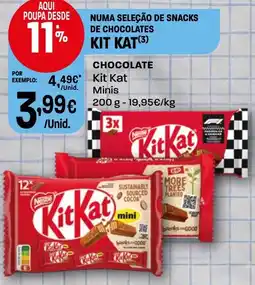 Intermarché Kit Kat Minis promoção