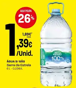 Intermarché Água s/ gás serra da estrela promoção