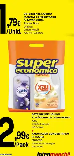 Intermarché Detergente líquido manual concentrado p/ lavar loiça super pop promoção
