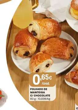 Intermarché Folhado de manteiga c/ chocolate promoção