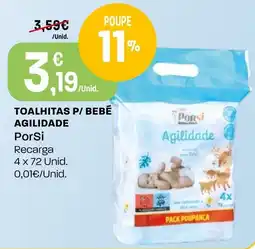 Intermarché toalhinhas p/ bebê agilidade porSi promoção
