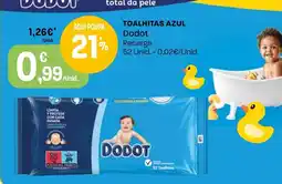 Intermarché toalhitas azul dodot promoção