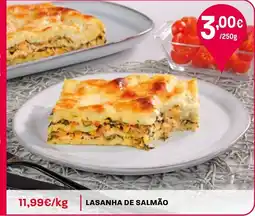Intermarché Lasanha de salmão promoção