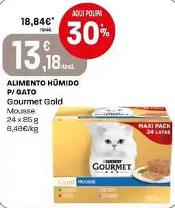 Intermarché Alimento húmido p/ gato gourmet gold mousse promoção