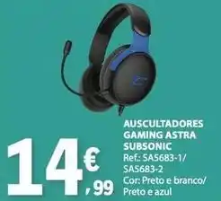 E.Leclerc Auscultadores gaming astra promoção