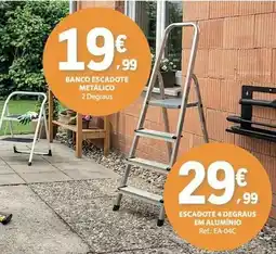 E.Leclerc Banco escadote metalico promoção