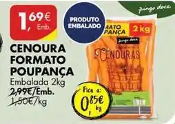 Pingo Doce Pingo doce - cenoura formato poupanca promoção