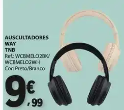 E.Leclerc Auscultadores way tnb promoção