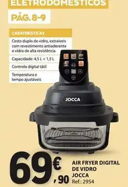E.Leclerc Jocca - air fryer digital de vidro promoção