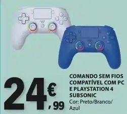 E.Leclerc com - comando sem fios compativel com pc e playstation 4 subsonic promoção
