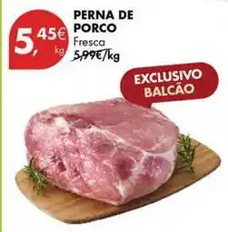 Pingo Doce Perna de porco promoção