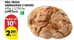 Pingo Doce Pão trigo sarraceno e nozes promoção