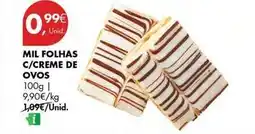 Pingo Doce Mil folhas c/creme de ovos promoção