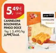 Pingo Doce Pingo doce - canneloni bolonhesa promoção