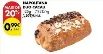 Pingo Doce Napolitana duo cacau promoção