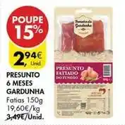 Pingo Doce Presunto 6 meses promoção