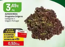 Intermarché Programa origens - alface roxa promoção