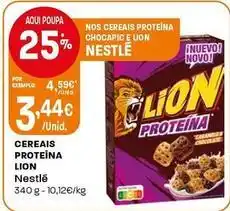 Intermarché Nestle - cereais proteina lion promoção