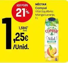 Intermarché Compal - nectar vital equilibrio promoção