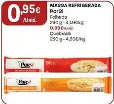 Intermarché Porsi - massa refrigerada promoção