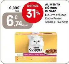 Intermarché Purina - alimento humido p/gato gourmet gold promoção