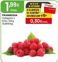 Intermarché Framboesa promoção