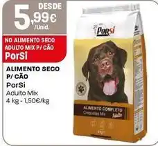 Intermarché Porsi - alimento seco p/cao adulto mix promoção