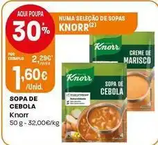 Intermarché Knorr - sopa de cebola promoção