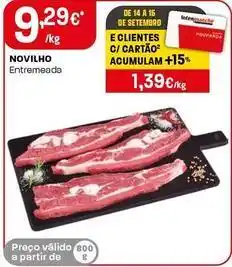 Intermarché Novilho entremeada promoção