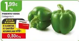 Intermarché Pimento verde promoção