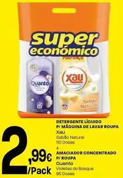 Intermarché Xau - detergente líquido p/maquina de lavar roupa promoção