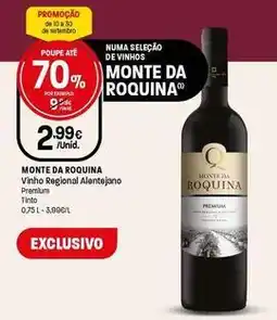 Intermarché Monte da roquina - vinho regional alentejano promoção