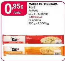 Intermarché Porsi - massa refrigerada folhada promoção