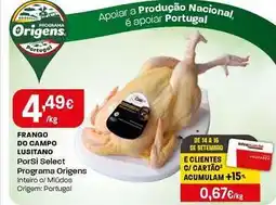 Intermarché Porsi select - frango do campo lusitano programa origens promoção