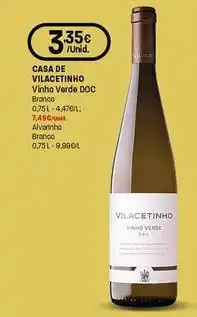Intermarché Casa de vilacetinho vinho verde doc promoção