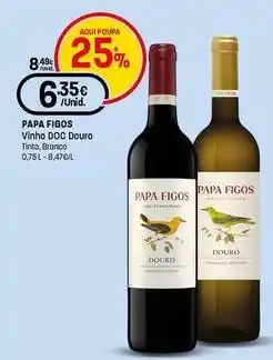 Intermarché Papa figos - vinho doc douro promoção