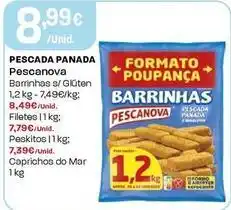 Intermarché Pescanova - pescada panada barrinhas s/gluten promoção